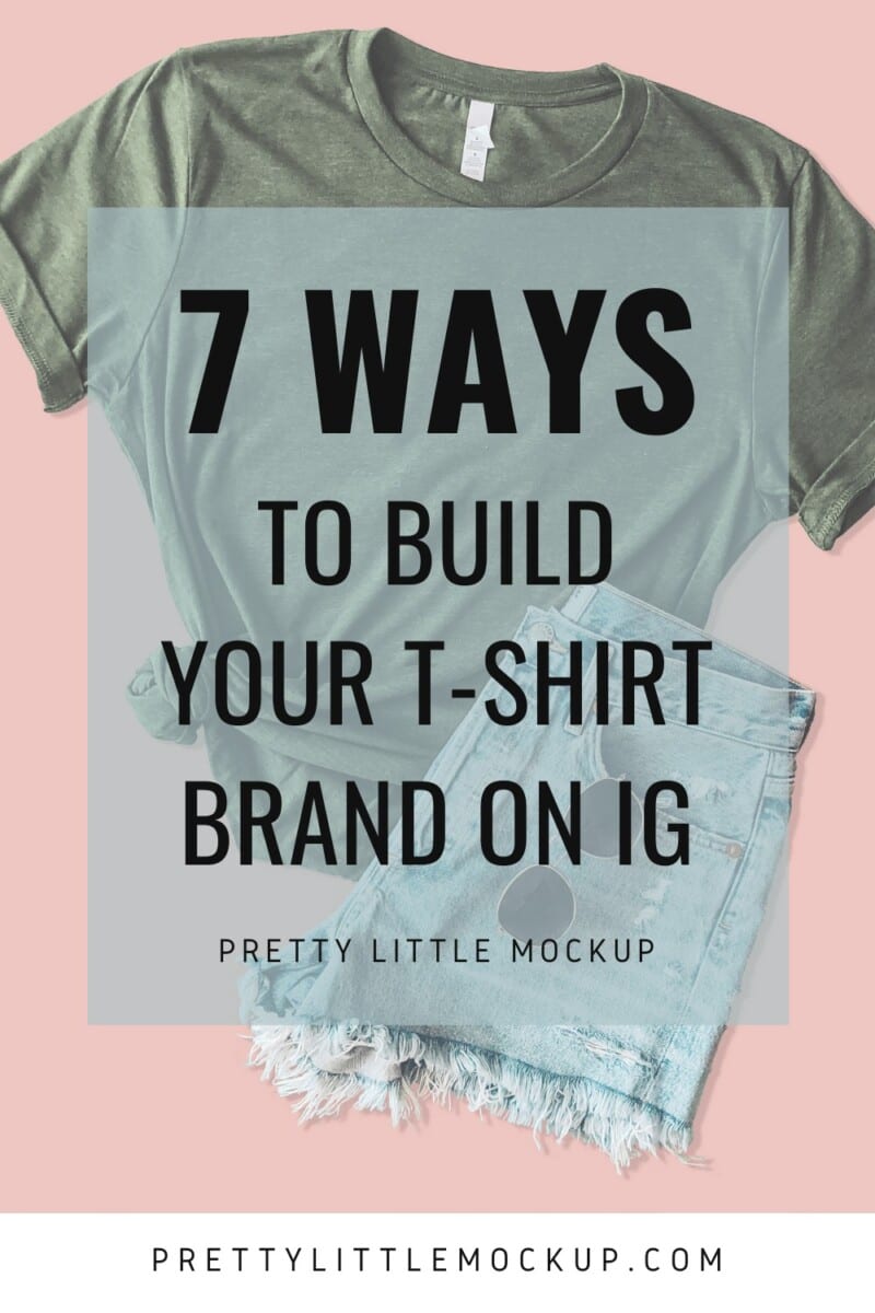 How To build a t-shirt brand on Instagram
